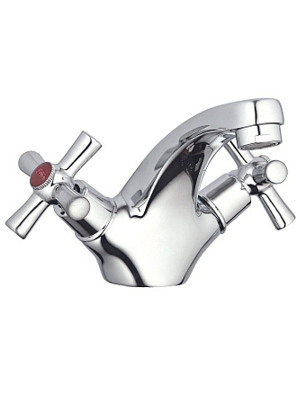 Смеситель для раковины, G.lauf, короткий излив, с кран-буксой, хром, QMT1-A722