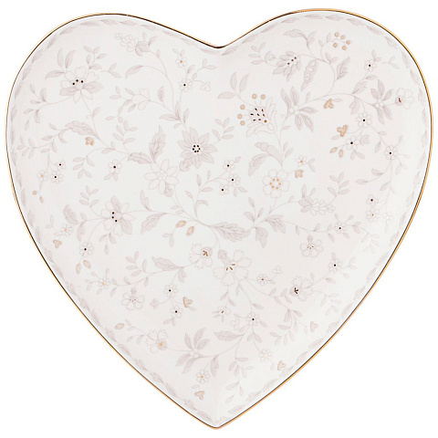 Тарелка - сердце Lefard "Emily" 21,5x2 см, 590-362