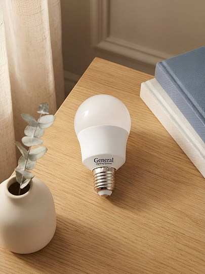 Лампа светодиодная E14, 10 Вт, 230 В, шар, 4500 К, нейтральный белый свет, General Lighting Systems, GLDEN-G45F, G45, 683400
