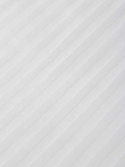 Пододеяльник 1.5-спальный, 145 х 220 см, 100% хлопок, страйп-сатин, белый, Monocolor, рис.3182