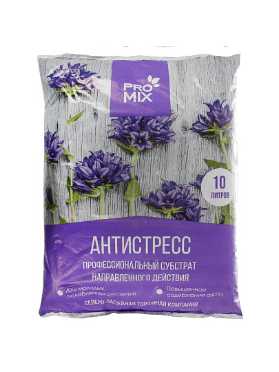 Грунт Антистресс, для молодых, ослабленных растений, 10 л, ProMix