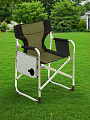 Кресло складное 55х60х82 см, черно-зеленое, ткань, со столиком, 100 кг, Green Days, YTDC024 - фото 5