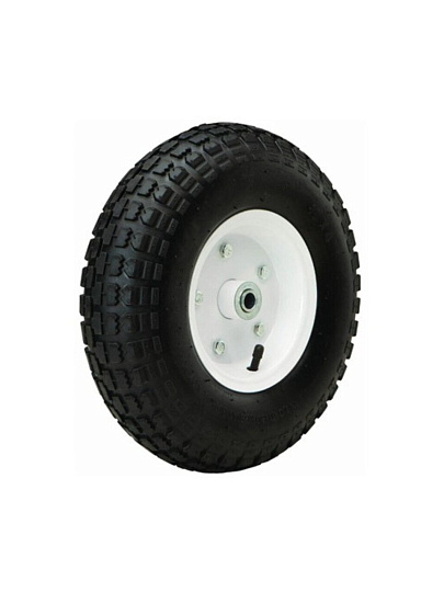 Колесо для тачки 4.00-6, втулка D16 мм, пневматическое, Mawipro, PR6211