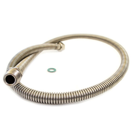 Подводка для газа 1/2&quot;х1 м, г-ш, сильфон, ELKA