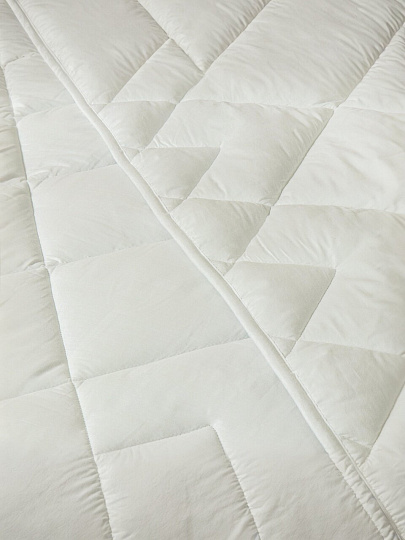 Одеяло евро, 200х220 см, Hotel collection, Файбер 100% полиэстер, 350 г/м2, зимнее, чехол 100% хлопок, кант, IVVA