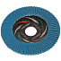 Круг лепестковый торцевой КЛТ2 для УШМ, LugaAbrasiv, диаметр 115 мм, посадочный диаметр 22 мм, зерн ZK120, шлифовальный - фото 2