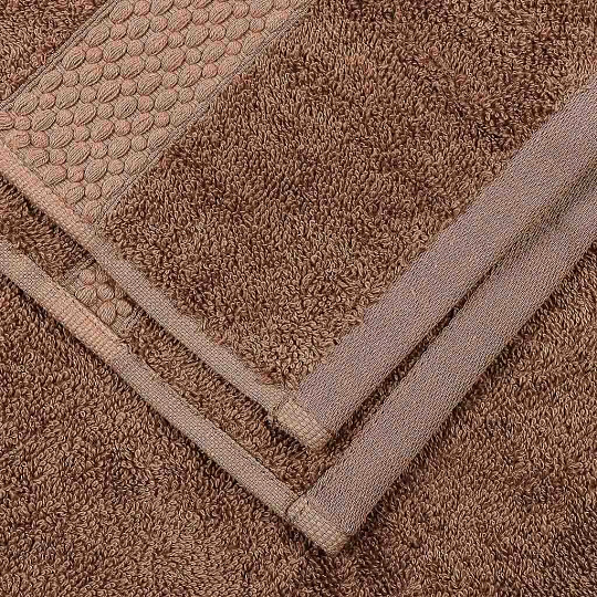 Полотенце банное 70х140 см, 100% хлопок, 500 г/м2, Dante Kahve, TAC, коричневое, 1718, Турция