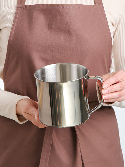 Кружка походная, нержавеющая сталь, 1.2 л, 10.5 см, 107-199