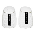 Набор для специй керамика, 2 шт, белый, Korall, Снежная королева, CS/S681507-A