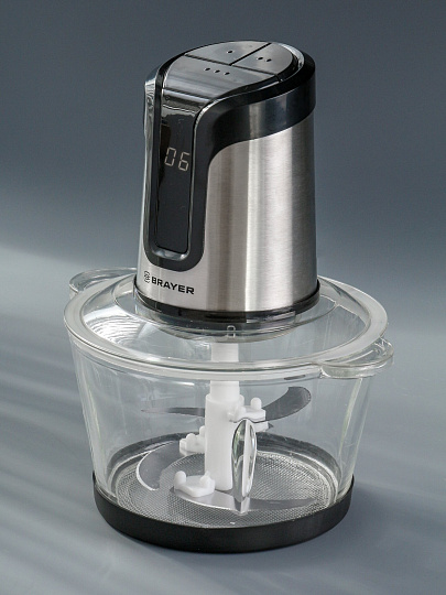 Измельчитель 800 Вт, 3 скорости, 2 л, Brayer, BR1407, черный