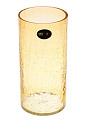 Ваза стекло, настольная, 25х12 см, Muza, Cracle amber, 380-630 - фото 2