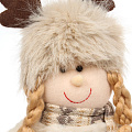 Фигурка декоративная текстиль, Девочка, 40 см, коричневая, Y4-9438 - фото 5