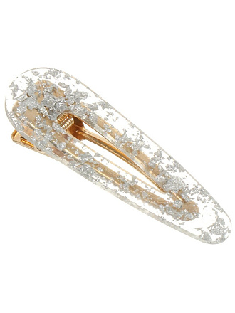 Заколка для волос 6.5 см, пластик, металл, TH65-10