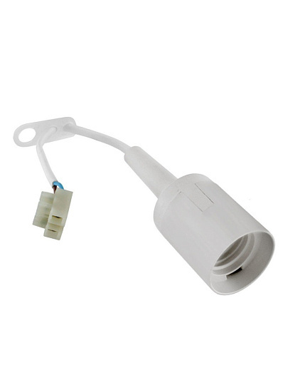 Патрон Е27, подвесной, UNIVersal, термопластик, с клеммной колодкой, 4А, 250В, белый