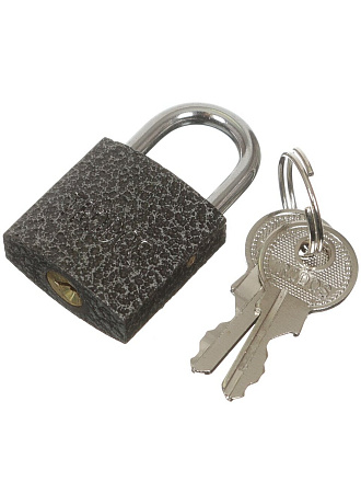 Замок навесной Trodos, ВС-HG36-25, 210001, коробка, цилиндровый, 2 ключа