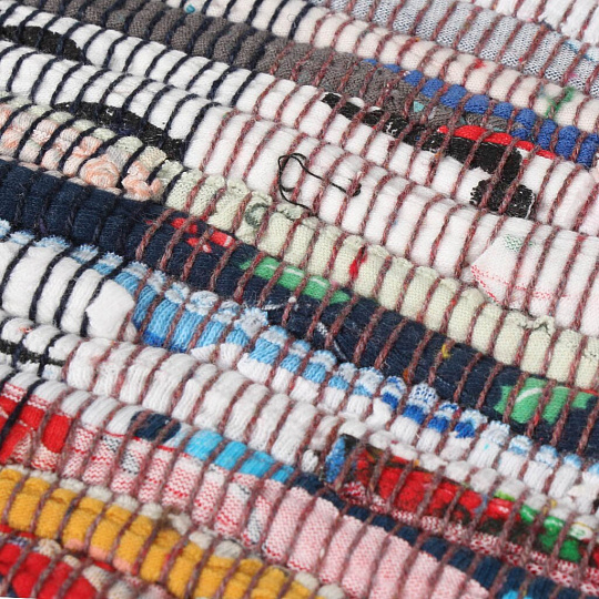 Коврик 0.45х0.8 м, Blabar, Tratti, прямоугольный, цветной, хлопковый, тканый, 92022