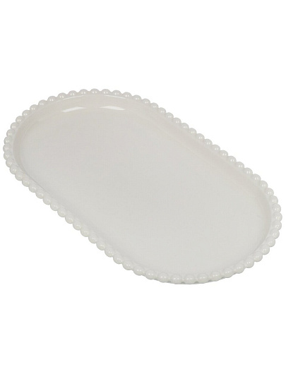 Блюдо фарфор, овальное, 17.5х31х3 см, Pearl, Lefard, 761-106