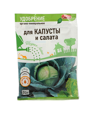 Удобрение Тукосмесь, для капусты, органоминеральное, 30 г, Ортон
