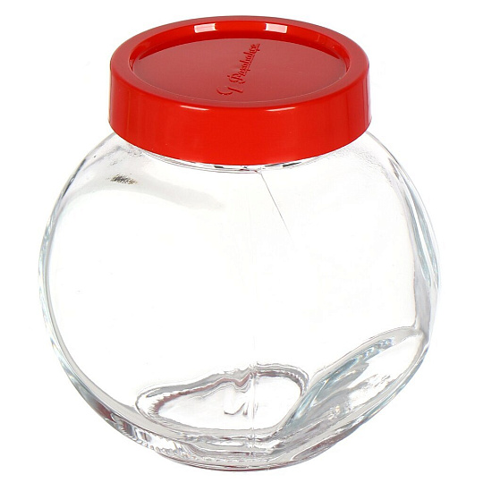 Банка для сыпучих продуктов, стекло, 0.2 л, с крышкой, Pasabahce, Белла, 80386SLB