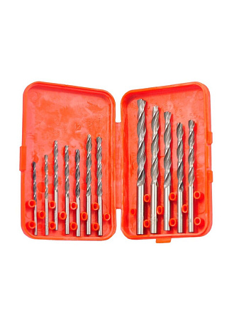 Набор сверл по металлу, 12 шт, ВИЗ, №1, 3-8 мм, 00755