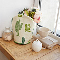Грелка на чайник «Этель» Кактусы 28х28см, репс,пл.130 г/м2, 100% хлопок, 6883949