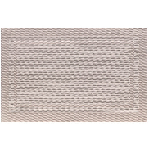 Салфетка для стола полимер, 45х30 см, прямоугольная, белая, Рамка, Y4-3320