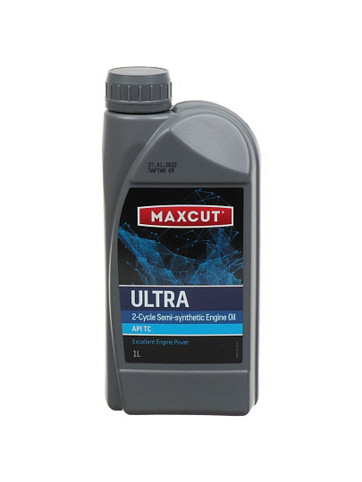 Масло машинное полусинтетическое, для двухтактного двигателя, Maxcut, Ultra 2T Semi-Synthetic, 1 л, 850930715