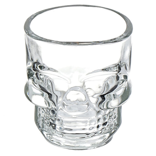 Стопка стекло, 50 мл, 6 шт, Briverre, Череп, BR2013