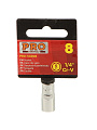Головка торцевая 6-гранная, 1/4&amp;quot;, 8 мм, Startul, PRO-54008