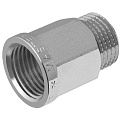 Удлинитель 1/2&amp;quot;, г-ш, никель, латунь, 25 мм, шестигранный, MasterProf - фото 2