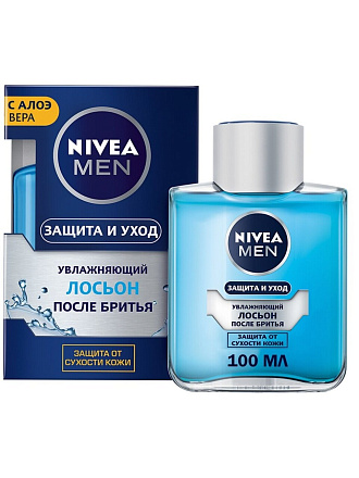 Лосьон после бритья, Nivea, Защита и уход, 100 мл