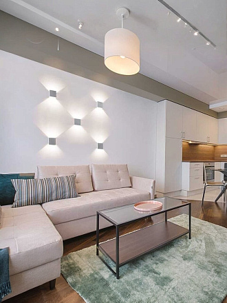 Светильник светодиодный, Rexant, Cassiopea, 4 Вт, на 2 лампочки, 3000 К, 700 Лм, 10х10х10 см, 610-007