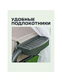 Качели садовые 3-местные, 225х136х172 см, 350 кг, Дублин, раскладываются в кровать, с москитной сеткой, антрацит, A51A.612, металл - фото 2
