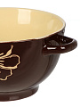 Бульонница керамика, 4 шт, 650 мл, металлическая подставка, Шоколад, ТМ Глория, 202525 - фото 5