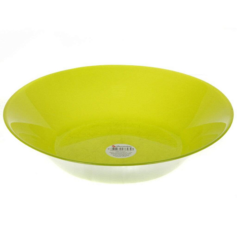 Тарелка суповая, стекло, 22 см, круглая, Грин Виллаж, Pasabahce, 10335SLBD14