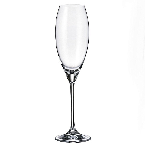 Бокал для шампанского, 290 мл, стекло, 6 шт, Bohemia, Carduelis Cecilia, 1SF06/290
