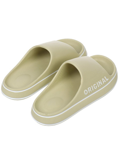 Тапки для женщин, оливковые, р. 36-37, открытые, City, A210011