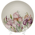 Тарелка обеденная, фарфор, 27 см, круглая, Irises, Lefard, 425-138