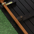 Мебель садовая Green Days, Дуэт Wood, черная, стол, 60х60х74 см, 2 стула, 120 кг, BS-DT01 - фото 14