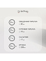 Сервиз столовый стекло, 19 предметов, на 6 персон, Elica, 62104, дымчатый - фото 2