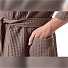 Халат унисекс, вафельный, хлопок, коричневый, 54-56, Кимоно - фото 3