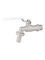 Кран водоразборный 1/2'', ш-ш, латунь, со штуцером, ручка, DN 15, ProFactor - фото 3