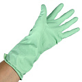 Перчатки хозяйственные резина, неопудренные, размер S, мята, Марья Искусница, Y4-4989 - фото 3