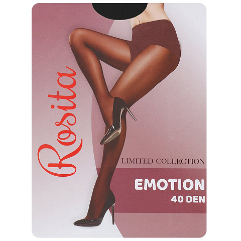 Колготки Rosita, Emotion, 40 DEN, р. 4, черные, ПЛ11-739_LC
