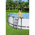 Бассейн каркасный Bestway, 457х122 см, Steel Pro Max, 56438, фильтр-насос, лестница, тент, 16015 л - фото 7