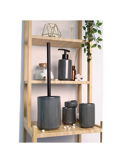 Ерш для туалета Delphinium, Малахит, напольный, 10.3х10.3х38.5 см, керамика, 106335