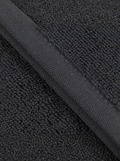 Полотенце банное 100х180 см, 100% хлопок, 500 г/м2, Spa, Barkas, темно-серое, Узбекистан, AI-3105024