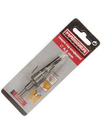 Сверло по дереву, под конфирмат, Haisser, диаметр 4.5 мм, HS100321