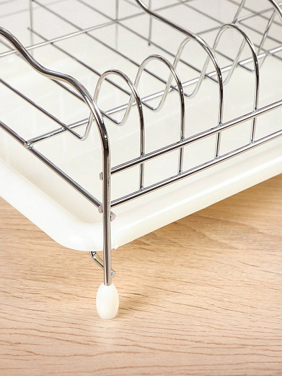 Сушилка для посуды, металл, с поддоном, 24х39х14 см, Y8-2768