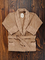 Халат женский, махровый, 100% хлопок, бежевый, L-XL, 48-50, Barkas, Aria, AI-1905018